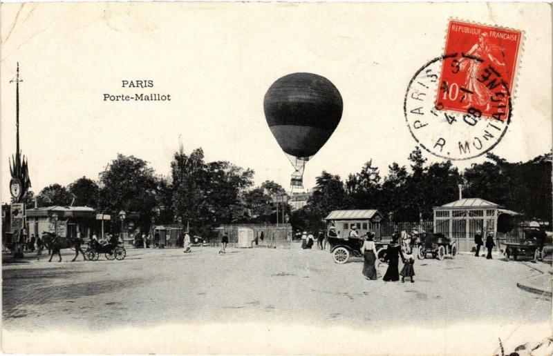 Carte postale ancienne Porte Maillot à Paris 16e
