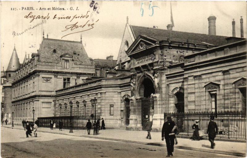 Carte postale ancienne Paris 3e Paris-Arts et Métiers à Paris 3e