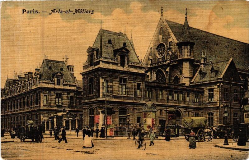 Carte postale ancienne Paris 3e Paris-Arts et Métiers à Paris 3e