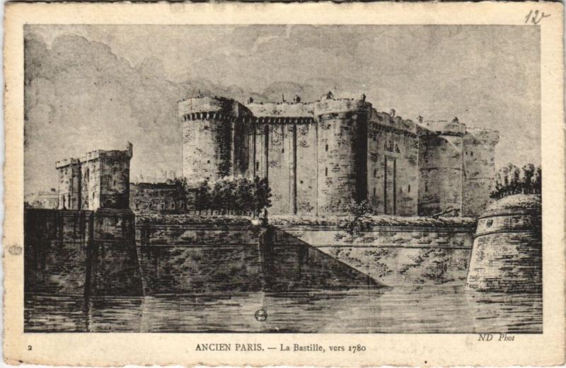 Carte postale ancienne Ancien Paris La Bastille
