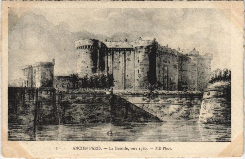 Carte postale ancienne Ancien Paris La Bastille
