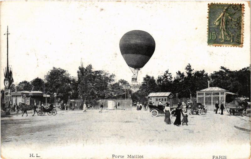 Carte postale ancienne Porte Maillot à Paris 16e