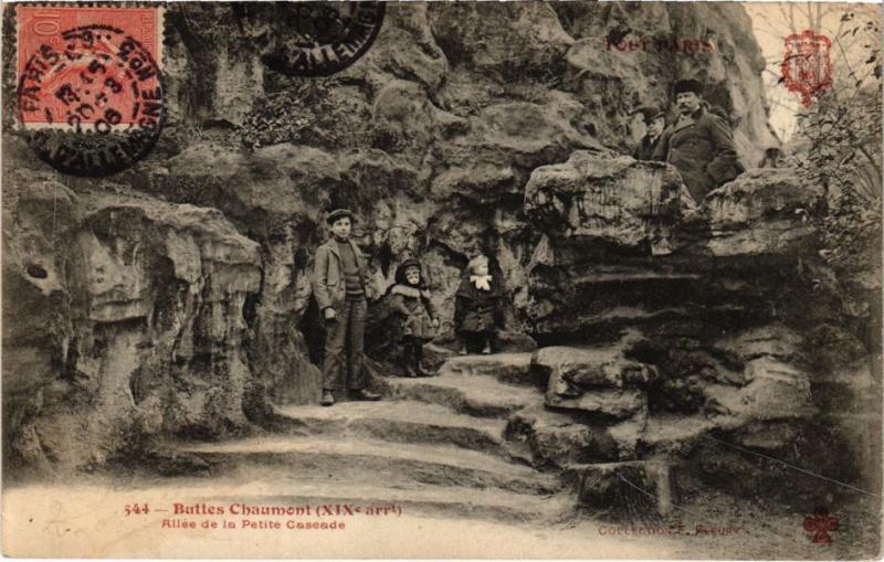 Carte postale ancienne Tout Paris - 544- Buttes-Chaumont, 19e