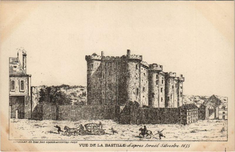 Carte postale ancienne Ancien Paris. La Bastille