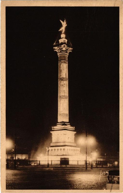 Carte postale ancienne Paris 11e Paris-Colonne de Juillet à Paris 11e