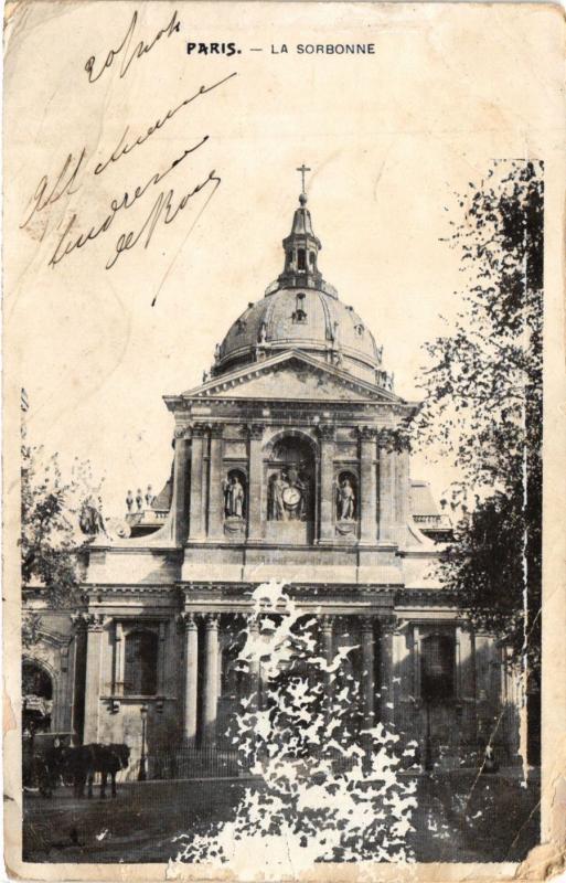 Carte postale ancienne Paris 5e-La Sorbonne à Paris 5e