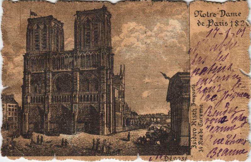 Carte postale ancienne Vieux Paris Notre-Dame