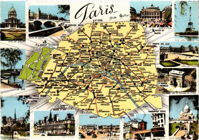 Carte postale ancienne Paris