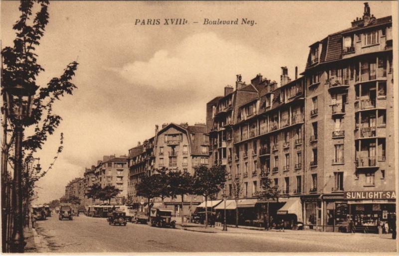 Carte postale ancienne Paris - Boulevard Ney à Paris
