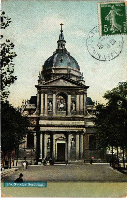 Carte postale ancienne Paris 5e-La Sorbonne à Paris 5e