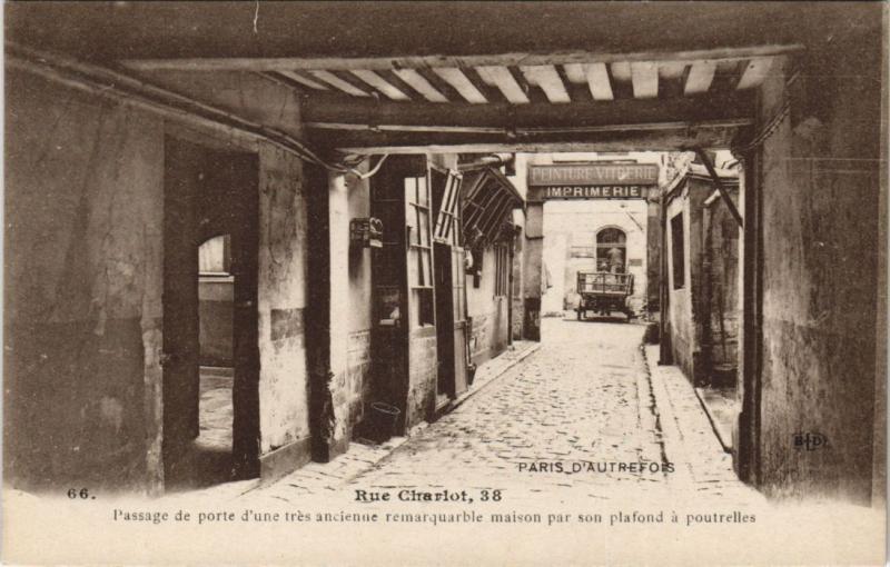 Carte postale ancienne Paris - Rue Clarlot, 38 à Paris