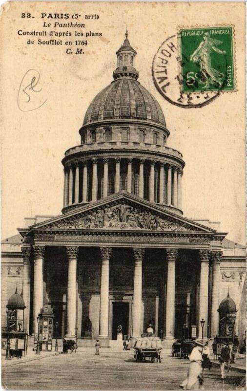 Carte postale ancienne Paris 5e - Le Pantheon à Paris 5e