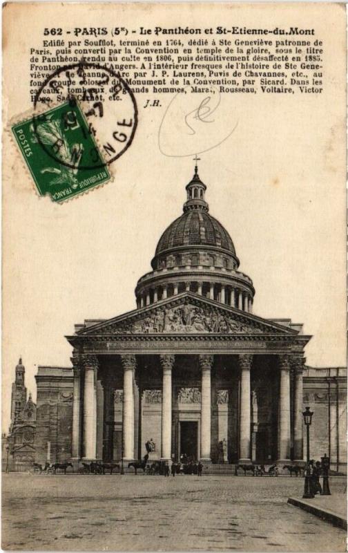 Carte postale ancienne Paris 5e - Le Pantheon à Paris 5e