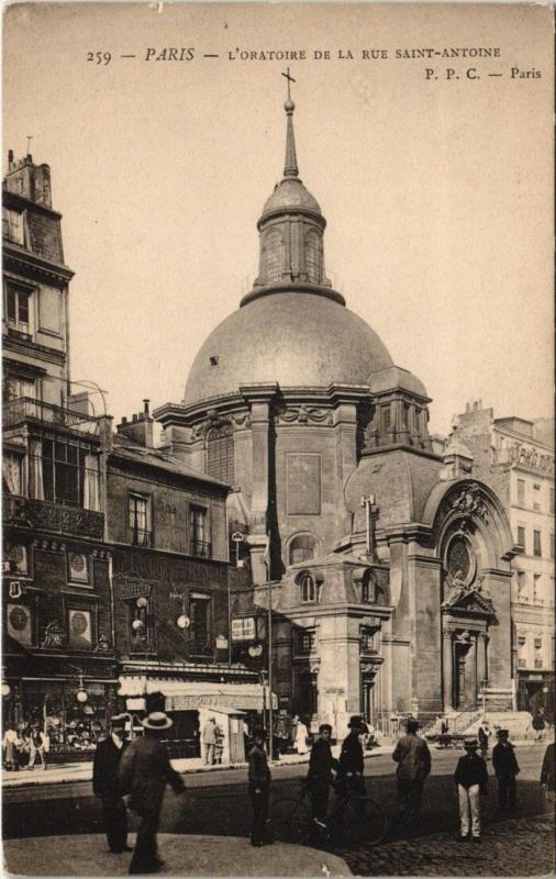 Carte postale ancienne Paris 4e - L'Oratoire de la Rue Saint-Antoine à Paris 4e