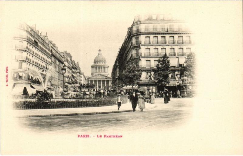 Carte postale ancienne Paris 5e - Le Pantheon à Paris 5e