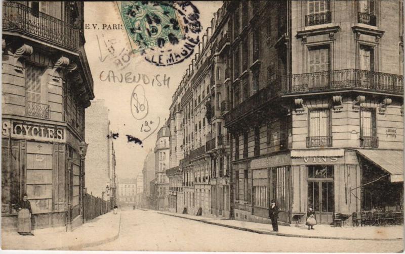 Carte postale ancienne Rue Cavendish à Paris 19e