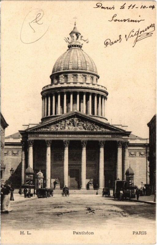 Carte postale ancienne Paris 5e - Le Pantheon à Paris 5e