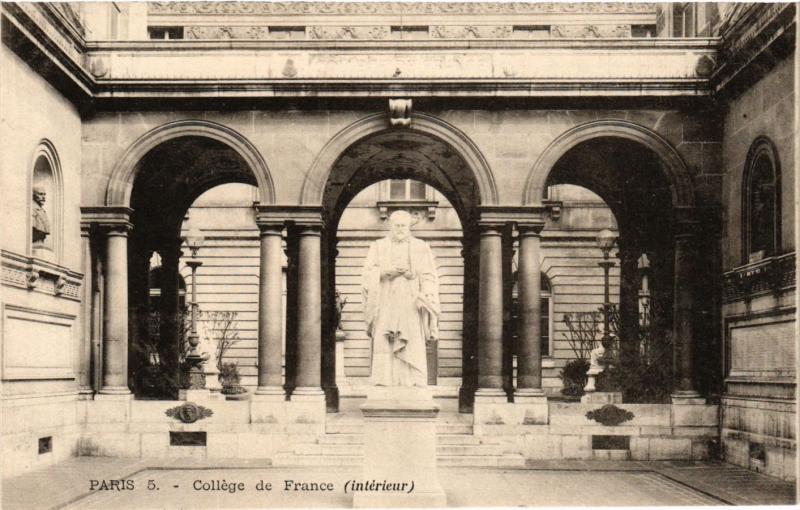 Carte postale ancienne Paris 5e-Collége de France à Paris 5e