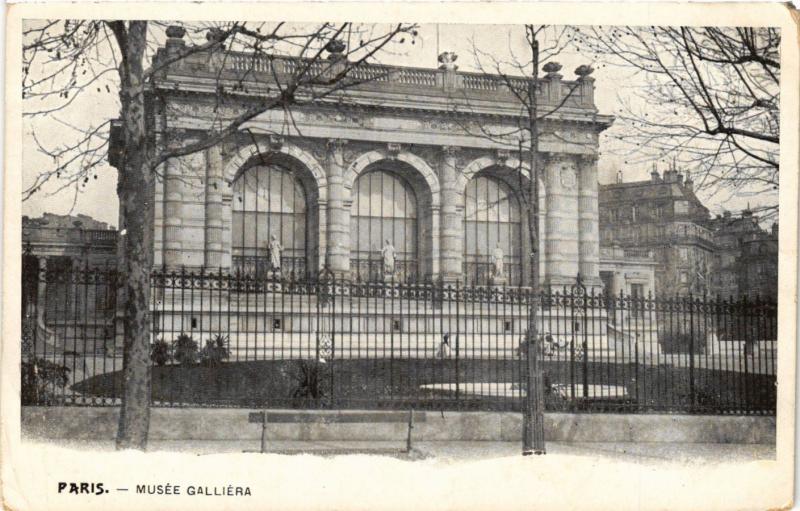 Carte postale ancienne Musée Galiéra à Paris 16e