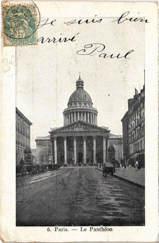 Carte postale ancienne Paris 5e - Le Pantheon à Paris 5e