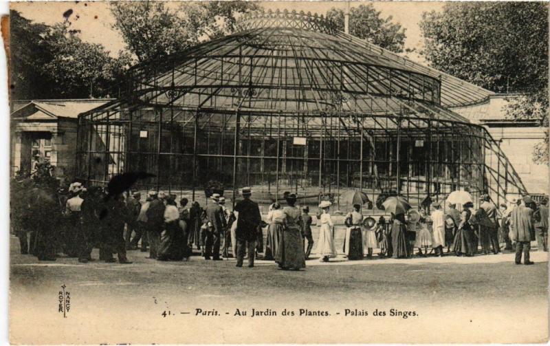 Carte postale ancienne Paris 5e - au Jardin des Plantes à Paris 5e