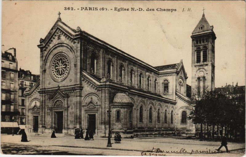 Carte postale ancienne Paris 6e - 362. Notre-Dame-des-Champs à Paris 6e
