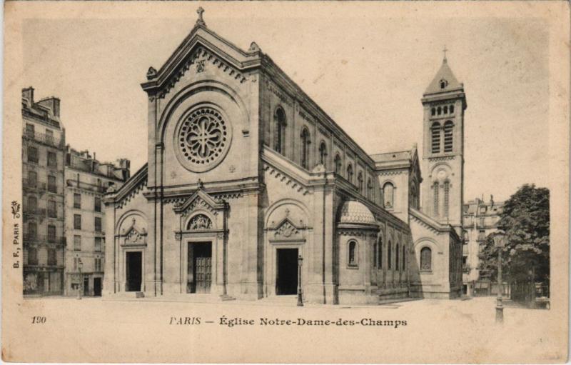Carte postale ancienne Eglise Notre-Dame-des-Champs à Paris 14e