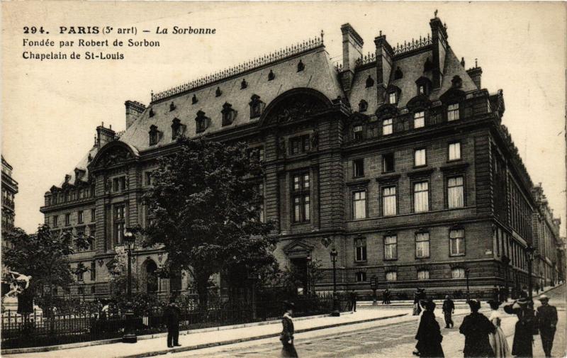 Carte postale ancienne Paris 5e-La Sorbonne à Paris 5e
