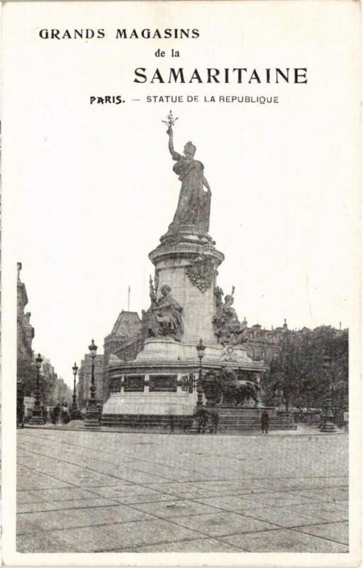 Carte postale ancienne Paris 11e - Statue de la République à Paris 11e
