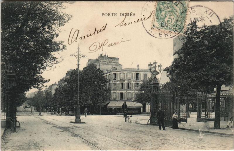 Carte postale ancienne Paris - Porte Dorée à Paris