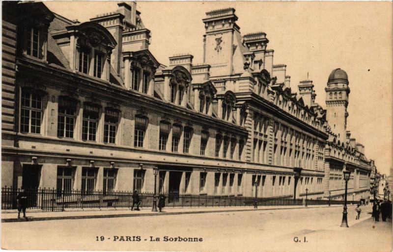 Carte postale ancienne Paris 5e-La Sorbonne à Paris 5e