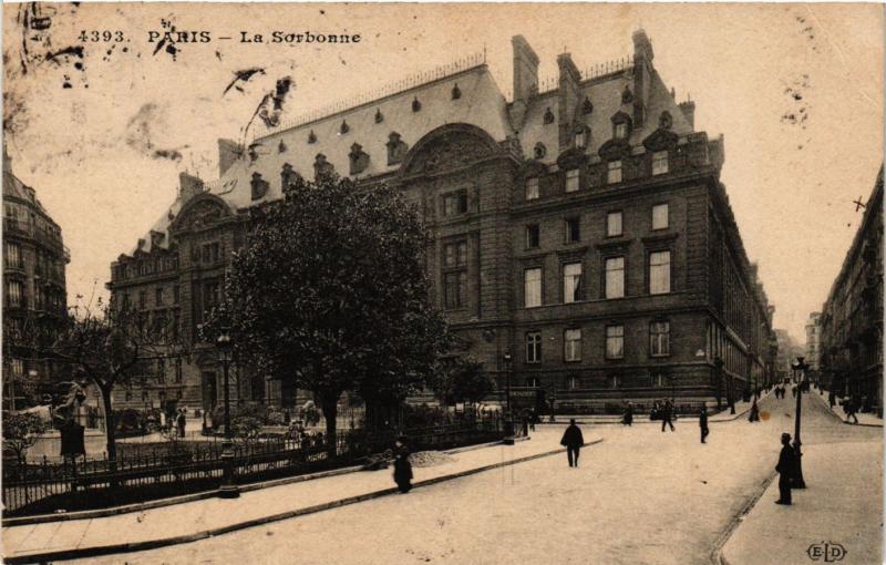 Carte postale ancienne Paris 5e-La Sorbonne à Paris 5e