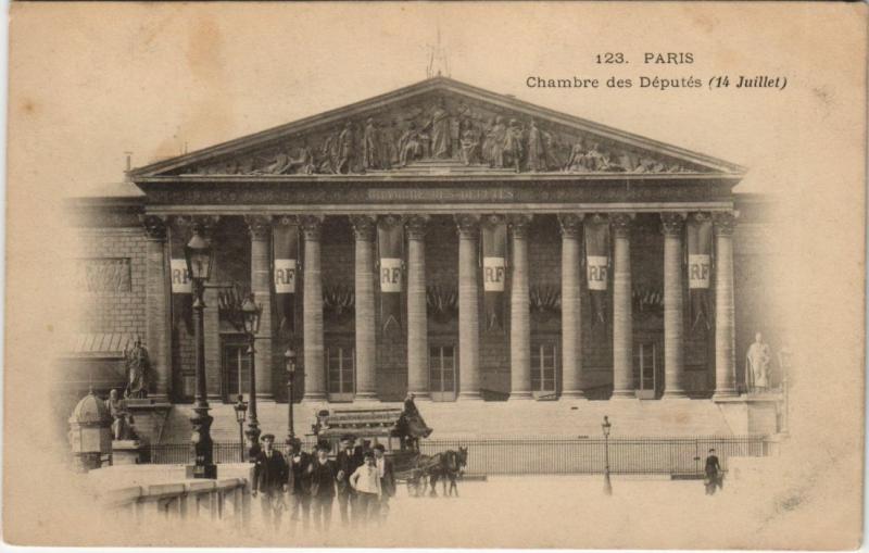 Carte postale ancienne Paris 7e Chambre des Députés à Paris 7e
