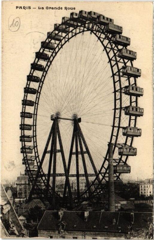 Carte postale ancienne La Grande Roue à Paris 15e