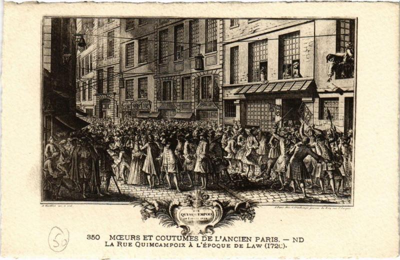 Carte postale ancienne Ancien Paris - Moeurs et Costumes