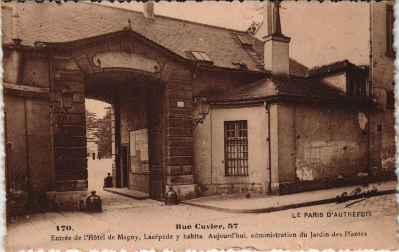 Carte postale ancienne Paris 5e - Rue Cuvier, 57 à Paris 5e