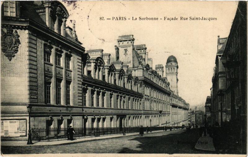 Carte postale ancienne Paris 5e-La Sorbonne à Paris 5e