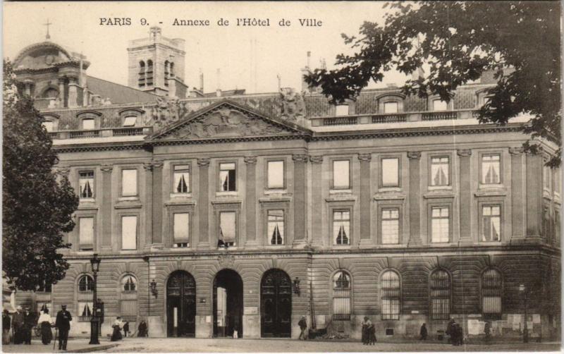 Carte postale ancienne Paris 4e - Annexe de l'Hôtel de Ville à Paris 4e