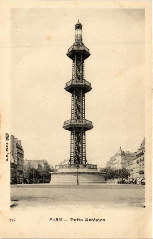 Carte postale ancienne Puits Artésien à Paris 15e