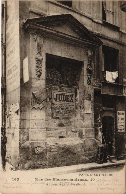 Carte postale ancienne Paris 4e - Rue des Blancs-manteaux, 10 à Paris 4e