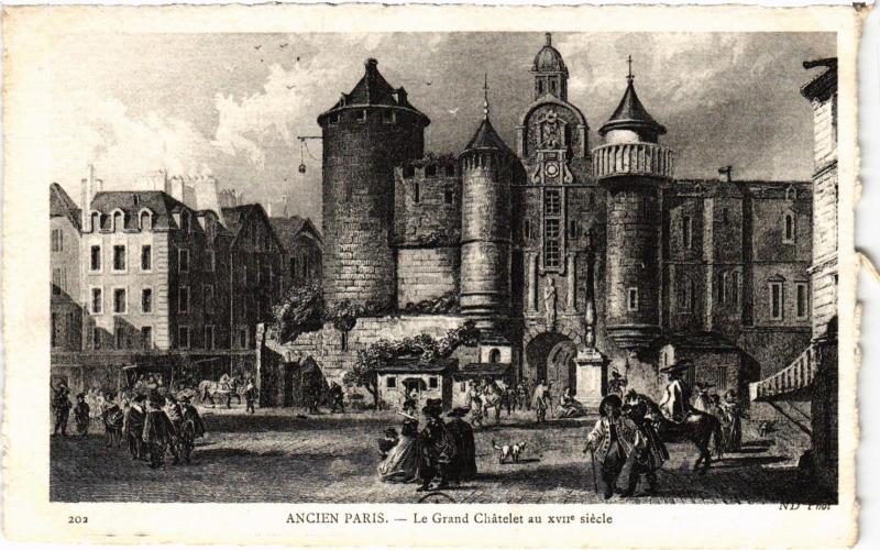 Carte postale ancienne Ancien Paris - Le Grand Chatelet
