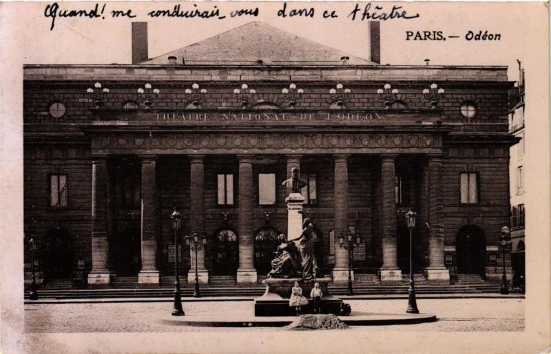 Carte postale ancienne Paris 6e Paris-Odéon à Paris 6e