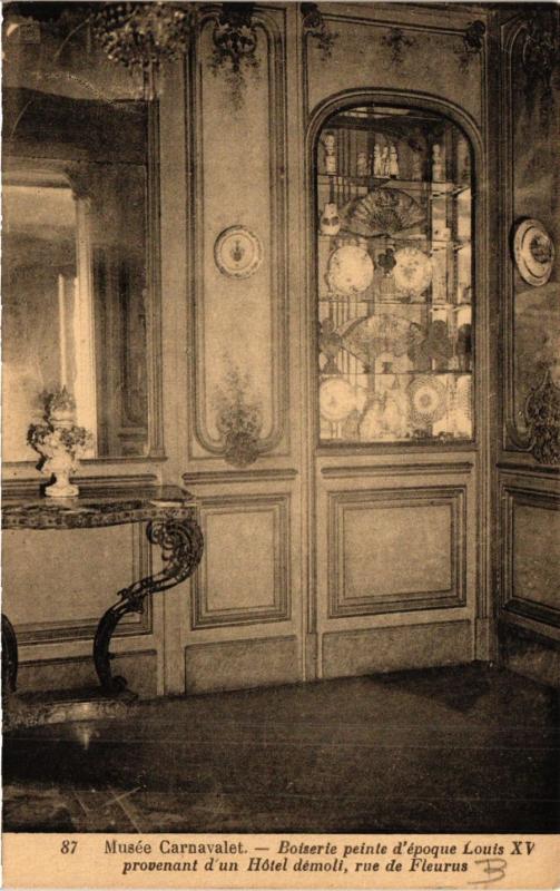 Carte postale ancienne Paris 3e Paris-Musée Carnavalet à Paris 3e