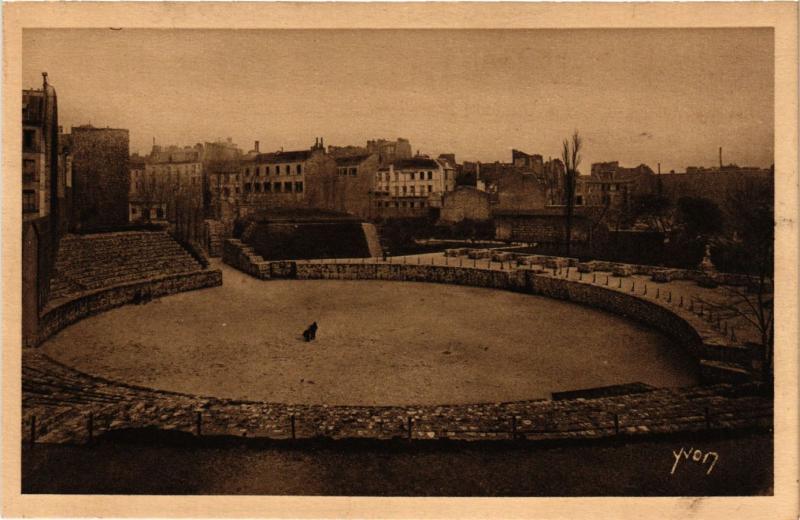 Carte postale ancienne Paris 5e-Arénes de Lutéce à Paris 5e