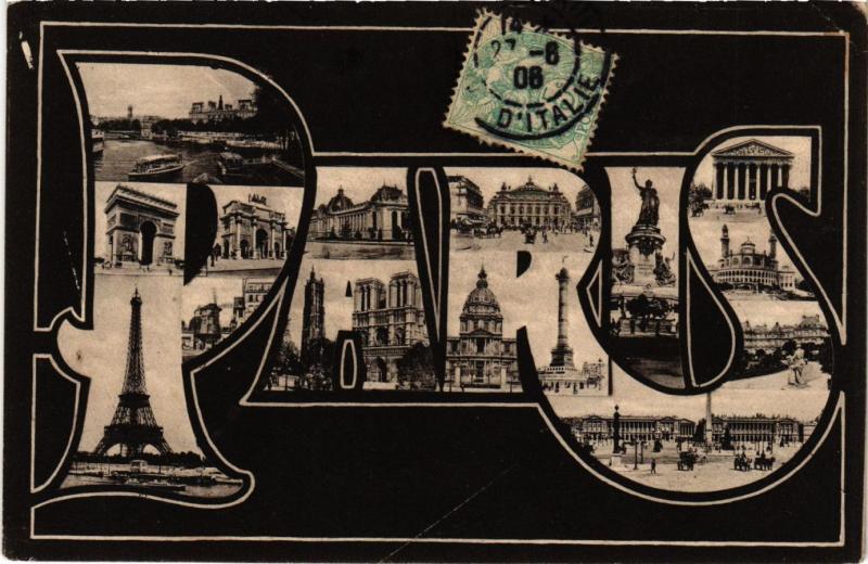 Carte postale ancienne Paris