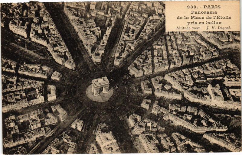 Carte postale ancienne Paris Panorama