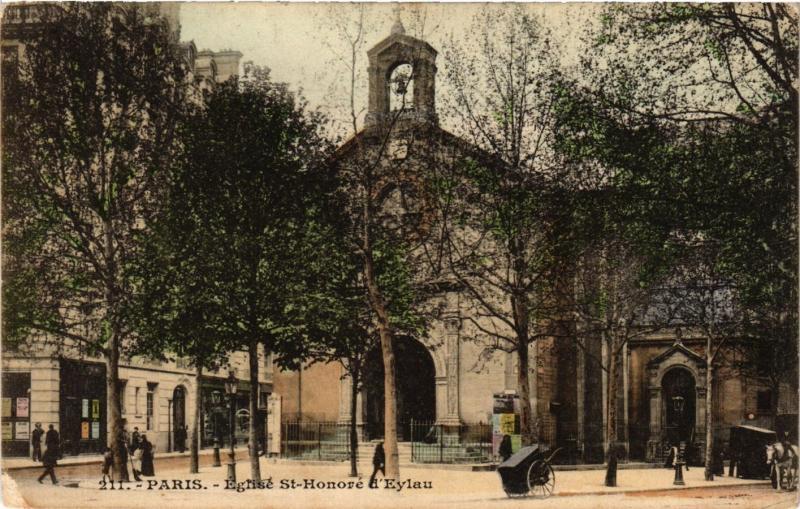 Carte postale ancienne Eglise Saint-Honoré d'Eylau à Paris 16e