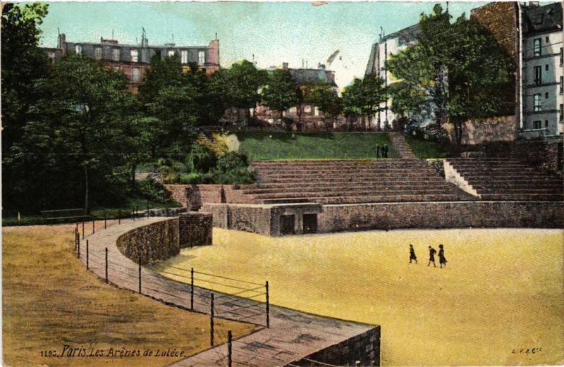 Carte postale ancienne Paris 5e-Les Arénes de Lutéce à Paris 5e