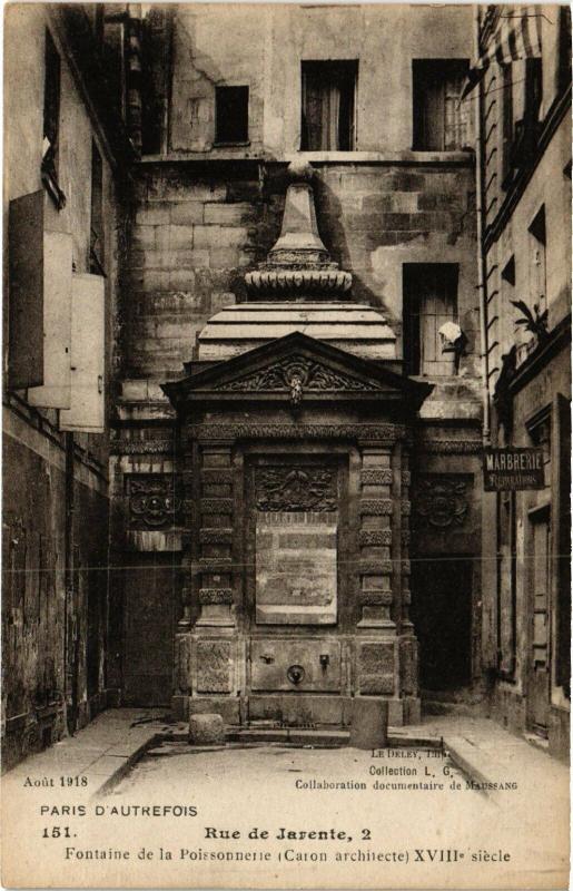 Carte postale ancienne Paris 4e - Rue de Jarente à Paris 4e