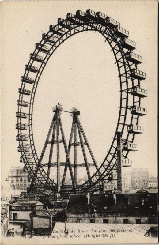 Carte postale ancienne La Grande Roue à Paris 15e